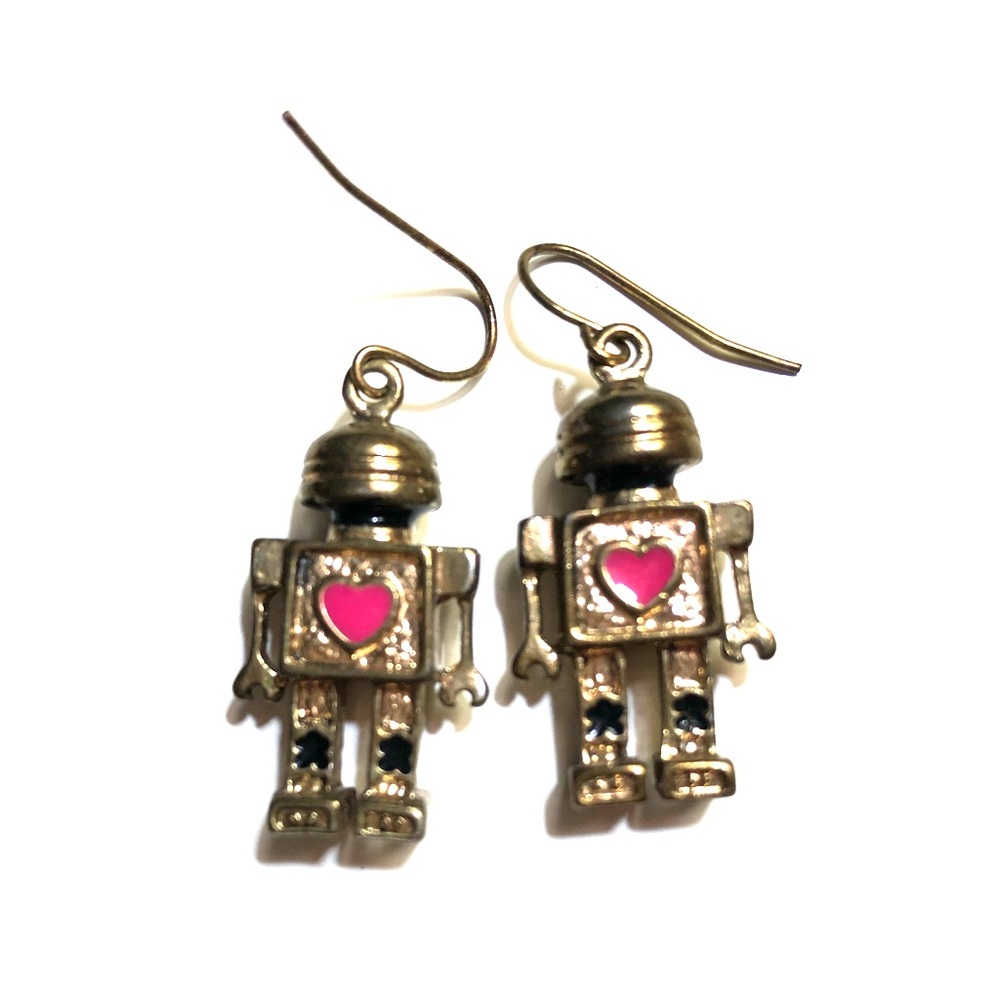 Robot Earrings